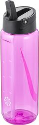 Nike TR Recharge Chug Trinkflasche 700ml Transparent Pink