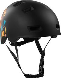 Casque vélo et skate | Fleur Noire L (57-61 cm) | Certifié EN1078