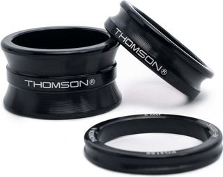 Entretoise de Direction Thomson Aluminium 1-1/8'' Noir (5/10/20 mm)
