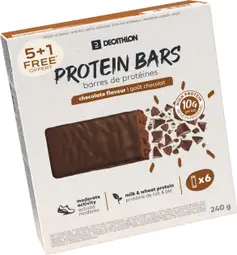 Barres protéinées Decathlon Nutrition Protein Bars Chocolat 6x40g