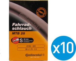 Continental 10 MTB Inner Tubes Bundle Presta Valve