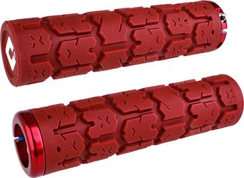 Paire de Grips Odi Rogue V2.1 135 mm Rouge