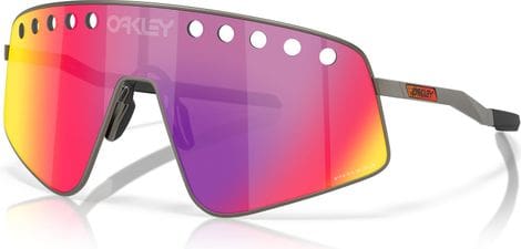 Oakley Sutro TI Sweep Mat Gunmetal / Prizm Road Goggles / Ref : OO6025-0338