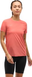 Maillot manches courtes Hoka Airolite Rose Femme