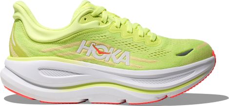 Hoka Bondi 9 Yellow/Red Women's Running Shoes