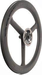 Roue Avant Progress A-7F Disc Noir 3-Bâtons | 12x100mm | Center Lock