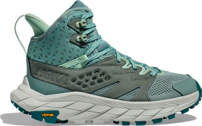 Hoka Anacapa Breeze Mid Women's Hiking Shoes Blue Grey