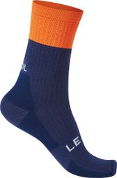 Chaussettes Unisexe Le Col Block Orange/Bleu Navy
