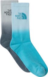 Calzini The North Face Everyday Dip-Dye blu/grigio (2 paia)