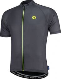Rogelli Explore Maillot de manga corta para hombre Gris/Negro/Flúor