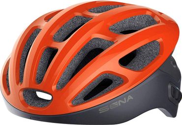 Casque vélo de route connecté SENA R1 Orange