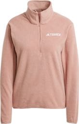 Polaire 1/2 zip adidas Terrex Rose Femme