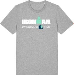 Ironman Zwitserland Heren Grijs Korte Mouw T-Shirt