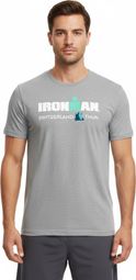 T-Shirt Manches Courtes Ironman Switzerland Gris Homme