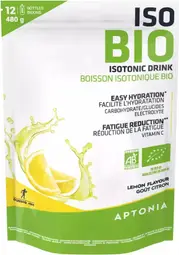 Boisson isotonique Decathlon Nutrition Iso Bio Citron 500g