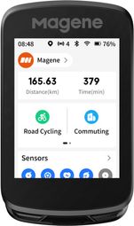 Ciclocomputador GPS Magene C606 V2 negro
