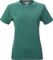 Women's Millet Chamonix Flower Green T-shirt