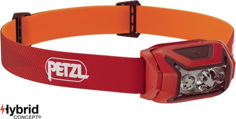 Lampe frontale Petzl Actik 450 Lumens Rouge
