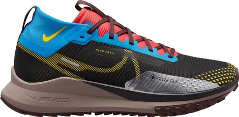 Chaussures de Trail Running Nike React Pegasus Trail 4 GTX Noir Bleu Rouge