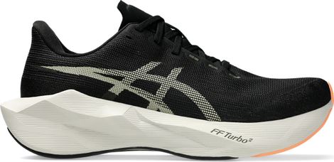 Zapatillas de running Asics Novablast 6 Negro/Caqui para hombre. EMBARGO 01/07/2026