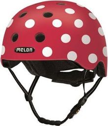 Casque de vélo Urbain - MELON - All Stars Rouge/Blanc - ROUGE/BLANC