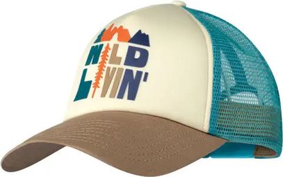 Casquette Buff Trucker Bleu Multicolore