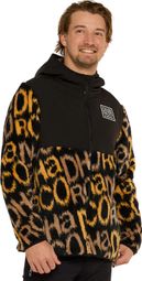 Dharco Sherpa Thermojacke Schwarz Gelb 