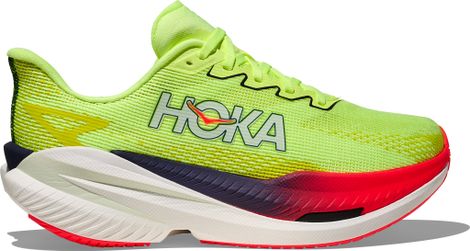 Hoka Mach X 3 Yellow/Red Women's Running Shoes