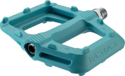 Paar Race Face Ride Turquoise Pedalen