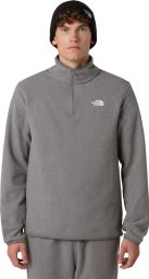 The North Face Glacier 1/4 Zip Herenfleece Grijs