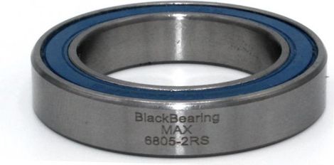 Black Bearing 61805-2RS Max 25 x 37 x 7 mm