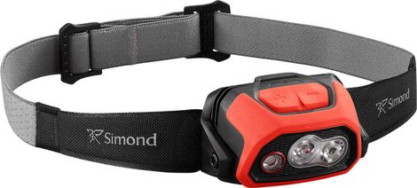 Simond HL900 USB V3 hoofdlamp, rood