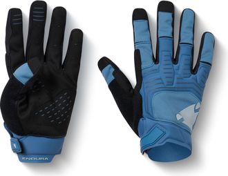 Guantes largos Endura SingleTrack Windproof, azul