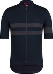 Kurzarm Trikot Rapha Brevet Jersey Schwarz Herren