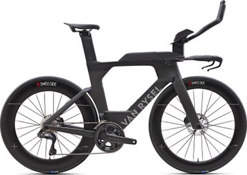 Van Rysel XCR Tri Triathlon Bike Shimano Ultegra Di2 12S 700 mm Carbon Raw Black 2025