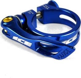 Collier de Selle Serrage Rapide Ice 31.8 mm Bleu