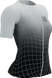 Compressport Tri Postural Aero SS Women's Short-Sleeve Top Black / White