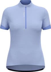 Odlo Essentials 1/2 Zip Women's Short Sleeved Jersey Blue