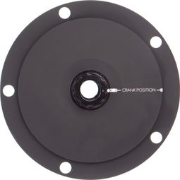 Asse pedivella Rotor Track30 / Star Aldhu nero