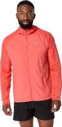 Veste coupe-vent Asics Road Packable Rouge Homme