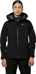 Salewa Ortles Gore-Tex 3L Epe waterdicht jack voor dames, zwart