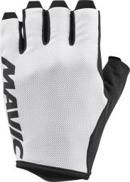 Gants Courts Mavic Ksyrium Pro Blanc/Noir