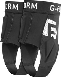 G-Form Pro Rugged Lot de 2 coudières pour cyclisme, BMX, VTT, skateboard descendant (L, noir