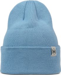 Buff Knitted Beanie Blue