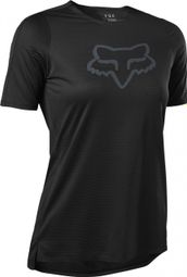 Maillot Fox Flexair Mujer Manga Corta Negro