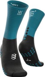 Chaussettes Compressport Mid Compression Socks Bleu