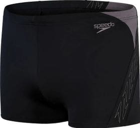 Speedo HyperBoom Splice Badeanzug Schwarz/Grau 85 cm