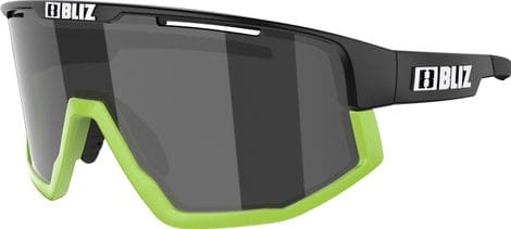 Lunettes Bliz Fusion Noir Mat / Vert Smoke