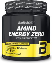 Amino Energy Zero With Electrolytes (360g) - Biotech Usa - Ananas Mangue -  Preworkout