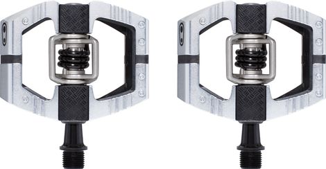 Crankbrothers Mallet Enduro - Silver Edition Pedali Clipless Argento Lucido